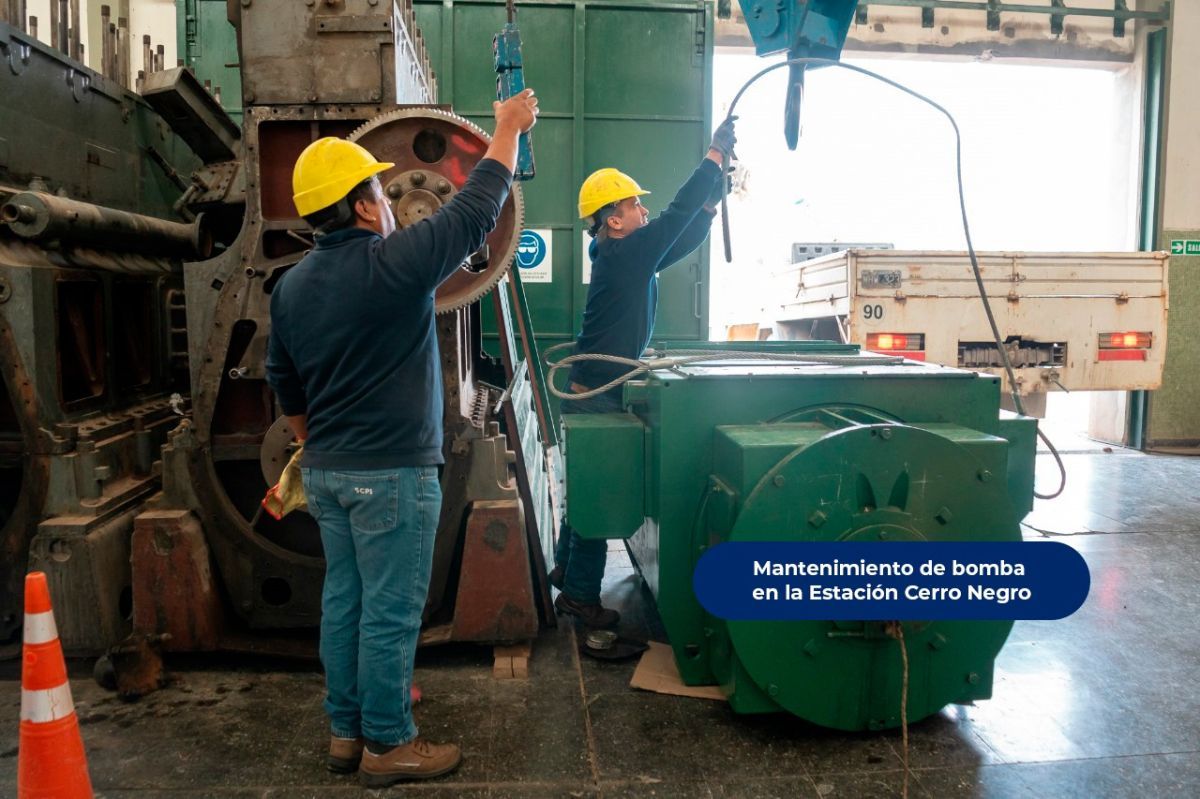 Comodoro: trabajos de mantenimiento en el sistema de agua para garantizar el abastecimiento