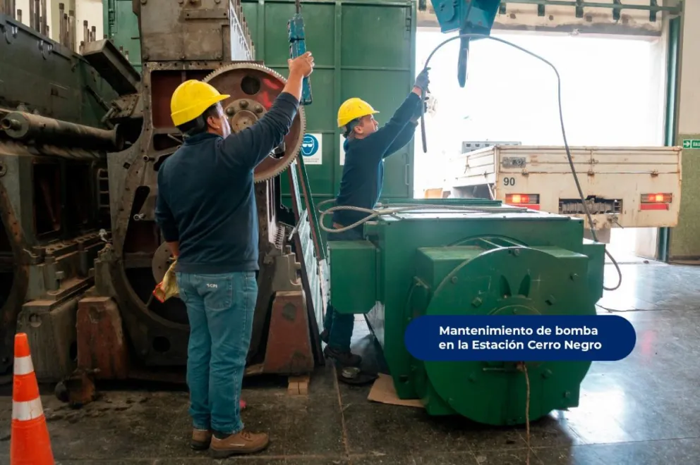 Comodoro: trabajos de mantenimiento en el sistema de agua para garantizar el abastecimiento