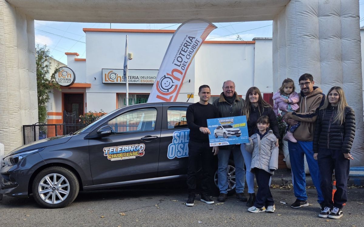 Ganadores del Telebingo recibieron premios millonarios en Esquel