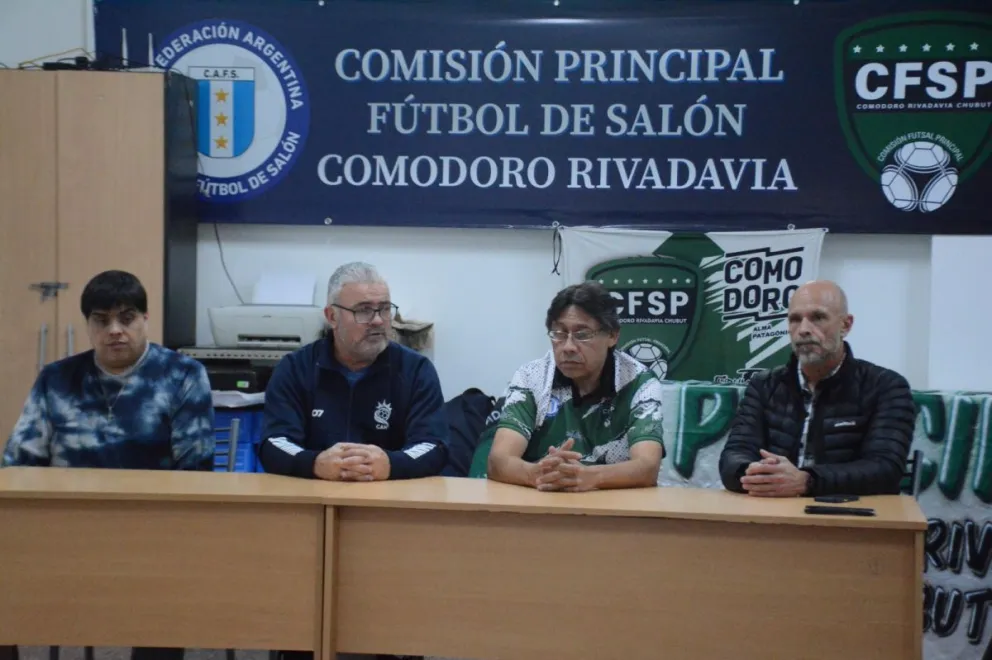 Se presentó el Provincial de Clubes Mayores de Futsal en Comodoro