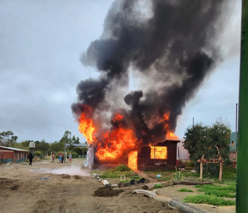 Un caloventor provocó un incendio en el Cordón Forestal