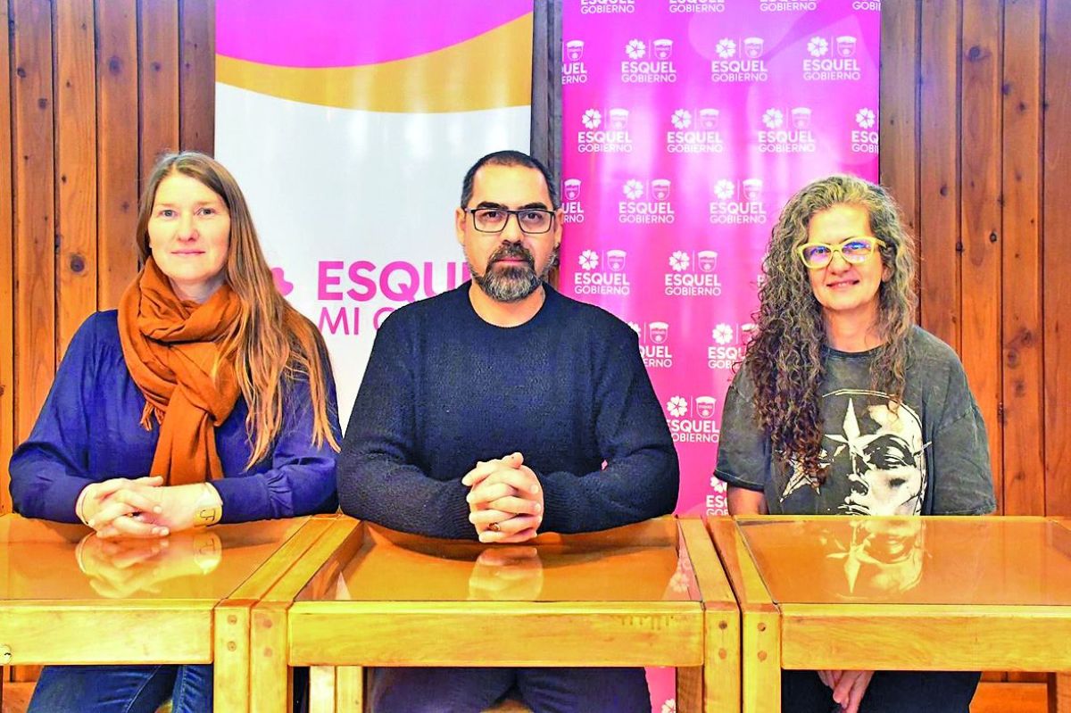 Esquel: Se presentó la segunda etapa del trabajo de embellecimiento con mosaicos en el barrio Estación