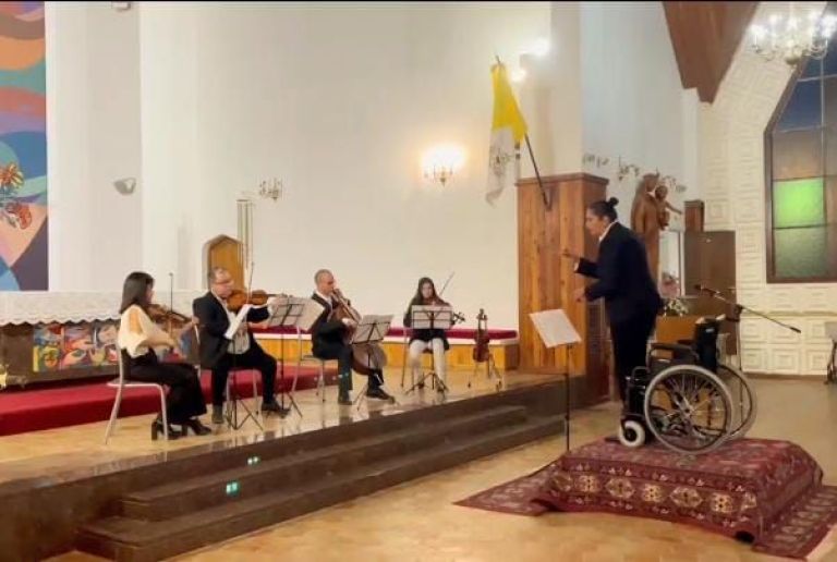 Concierto en la Catedral de Comodoro combinó música, inclusión y solidaridad