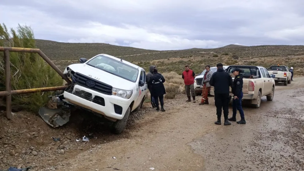 Accidente en Ruta 39: una camioneta impactó contra el guardarraíl, sin heridos