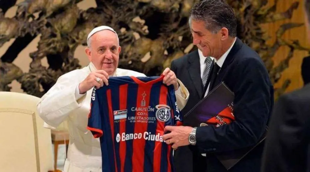 San Lorenzo se despidió de Bergoglio