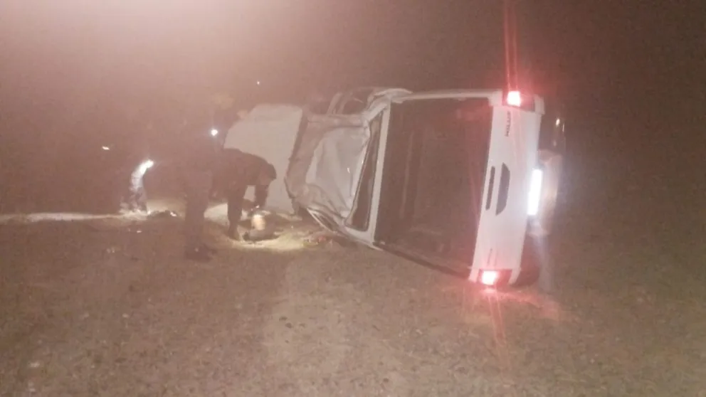 Ruta 3: se quedó dormida al volante y volcó camino a Puerto Madryn