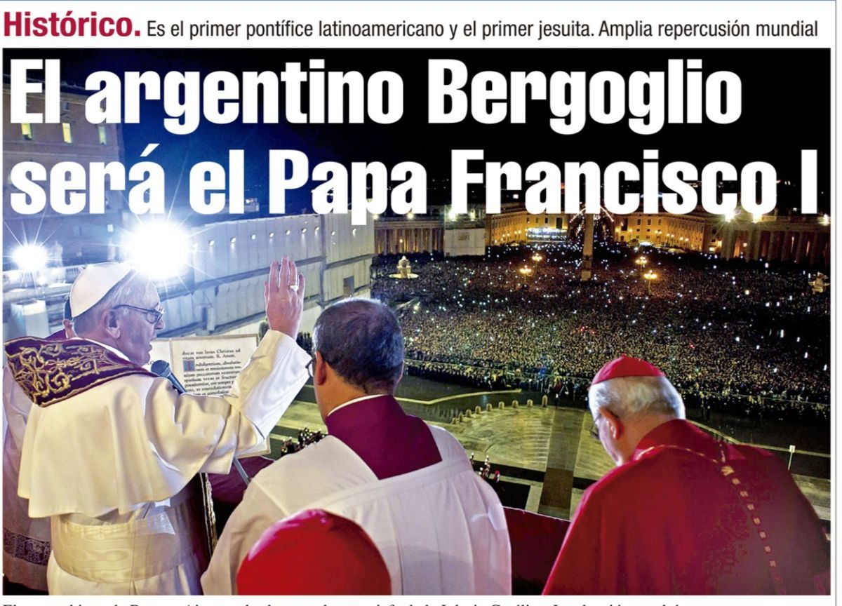 Francisco, el papa argentino: así lo contó Crónica