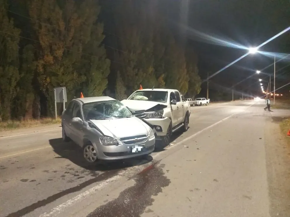 Violento choque en el acceso a Villa Ayelén: dos mujeres fueron hospitalizadas