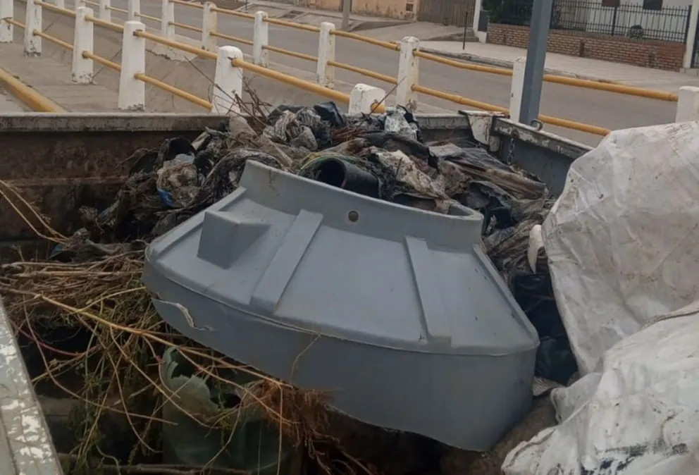 “La gente no toma conciencia y sigue arrojando residuos a los pluviales”
