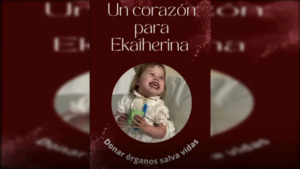 “Eka espera un corazón”: el testimonio de una madre que lucha por la vida de su hija
