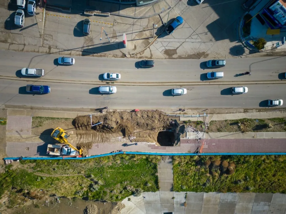 El Municipio convocó a Vialidad Nacional para buscar una solución a la rotura de la alcantarilla pluvial en el  Paseo Costero