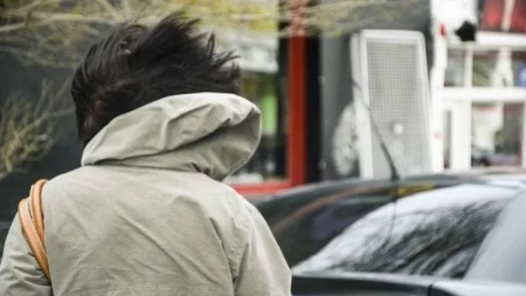 Alerta por fuertes vientos para este sábado en Santa Cruz y Chubut