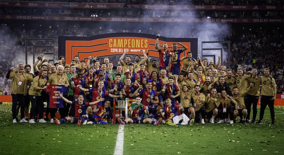 Barcelona venció al Real Madrid en tiempo suplementario y se quedó con la Copa del Rey