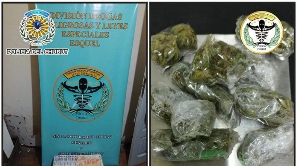 Operativo "Mochila Roja": desarticulan red de narcomenudeo entre Esquel y Bariloche