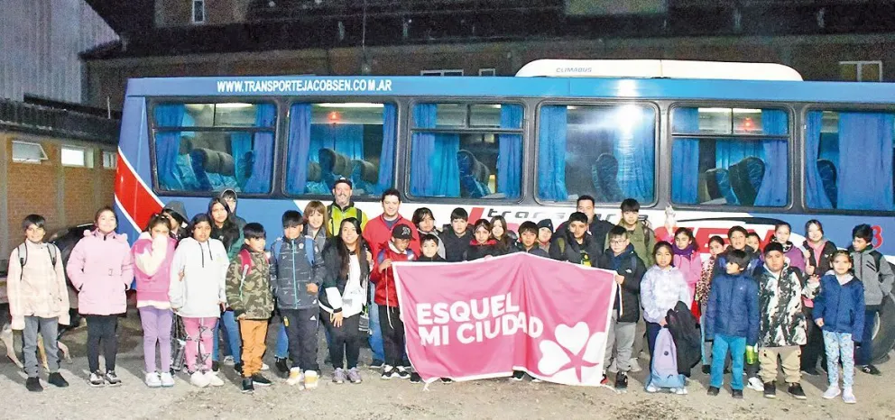 Chicos de Nahuelpán y Alto Río Percy tienen su primera participación en los Juegos Comunales