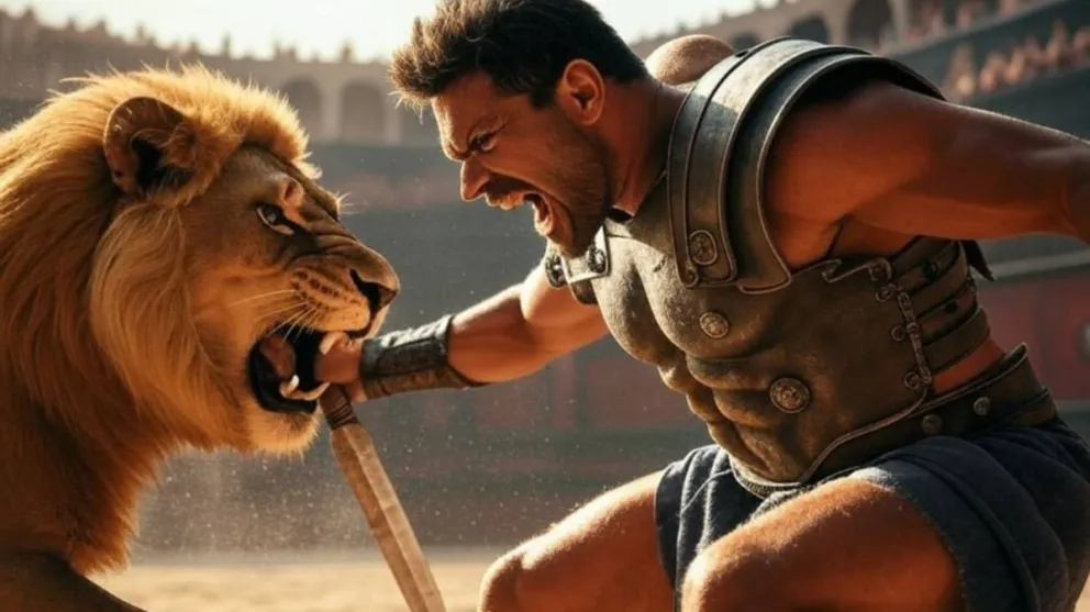 Hallan los restos óseos de un gladiador comido por un león: la brutal verdad del Imperio romano que cambia la historia