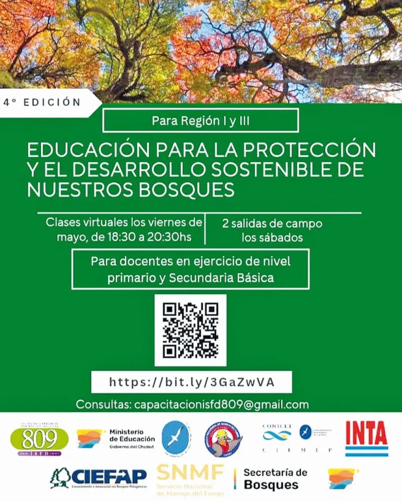 Provincia capacitará a docentes en la protección y desarrollo sostenible de los bosques