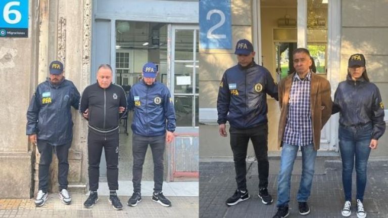 La Policía Federal escoltó a los expulsados hasta Aeroparque, donde fueron entregados a comitivas extranjeras.