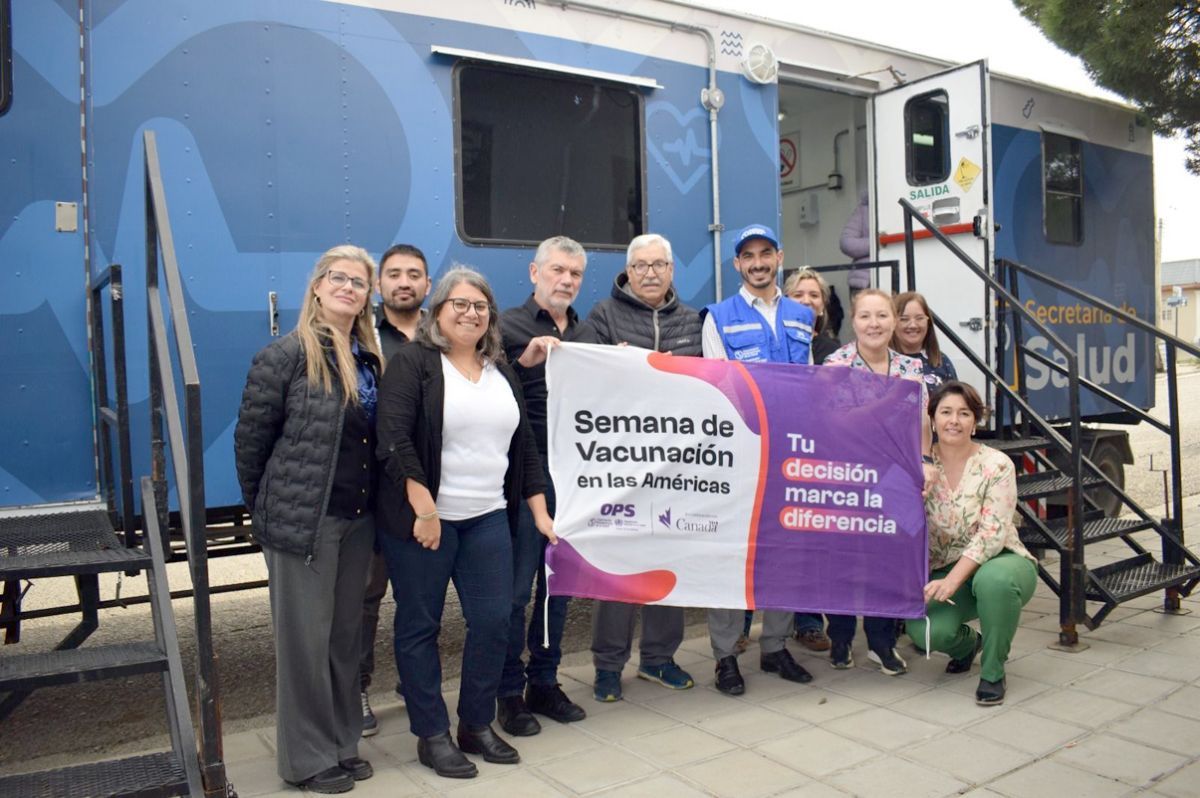 La OPS destacó el trabajo territorial y las estrategias de vacunación de Comodoro
