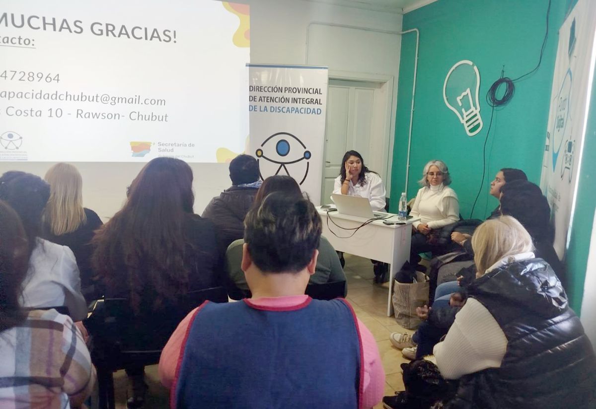 Amplia convocatoria tuvo en Río Senguer la capacitación sobre Perspectiva en Discapacidad