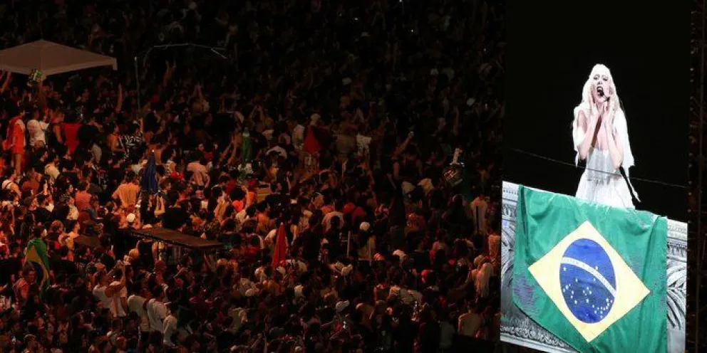 La Policía de Brasil frustró un atentado con bomba durante el multitudinario show de Lady Gaga en Río de Janeiro