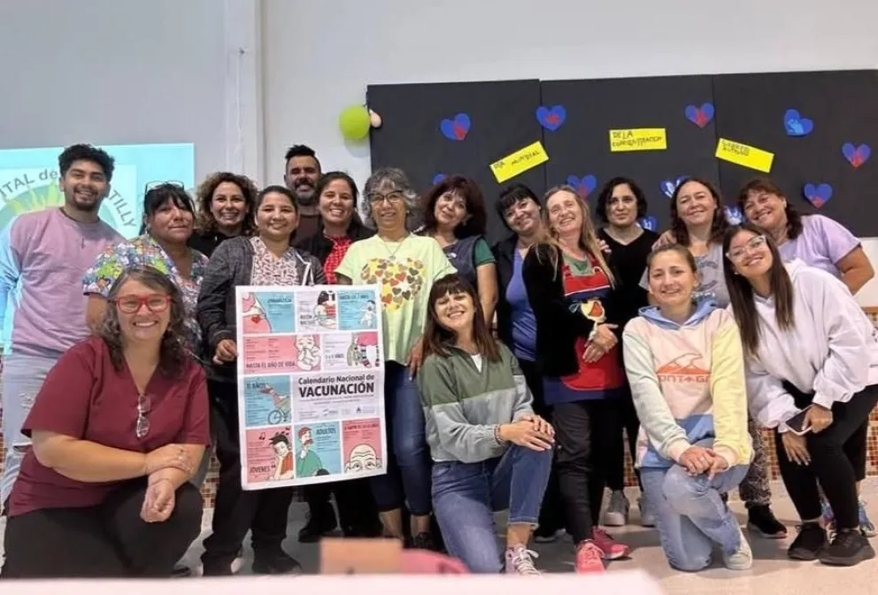 Provincia refuerza su compromiso con la oferta de servicios y campañas de vacunación en el Hospital de Rada Tilly