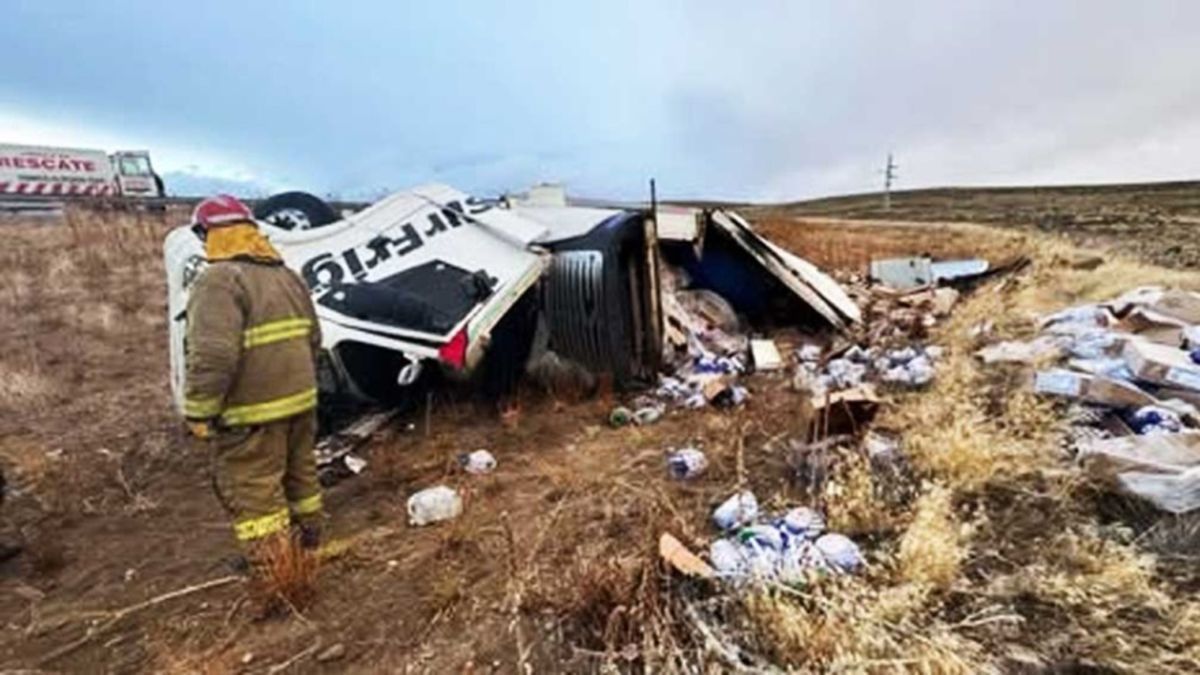 Camionero murió tras volcar en la Ruta 40 cerca de Leleque