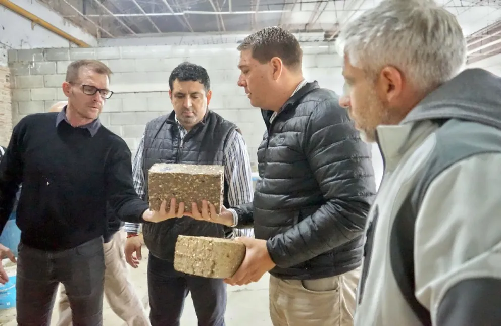 Rawson impulsa el proyecto de fabricación de ladrillos ecológicos