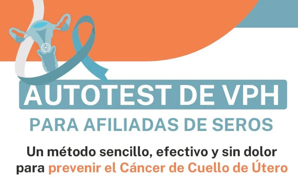Seros informó que ya está disponible el autotest de VPH para las afiliadas de la obra social