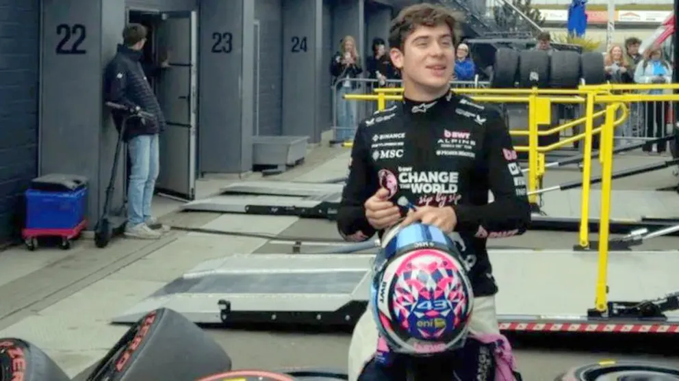 Franco Colapinto dio una pista sobre su futuro