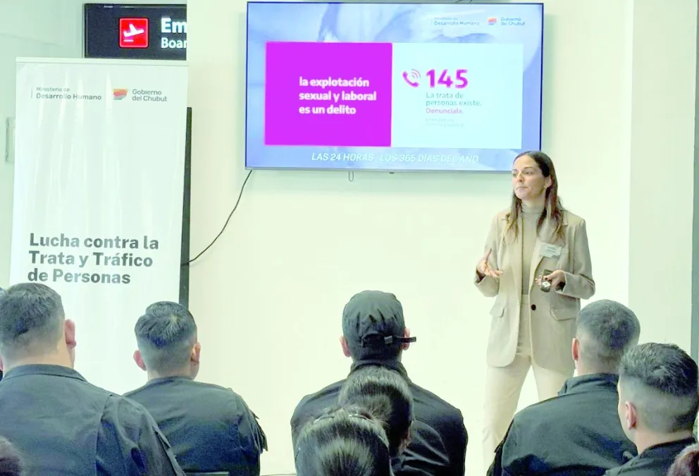 Se realizó capacitación sobre Trata y Tráfico de Personas en el Aeropuerto de Puerto Madryn