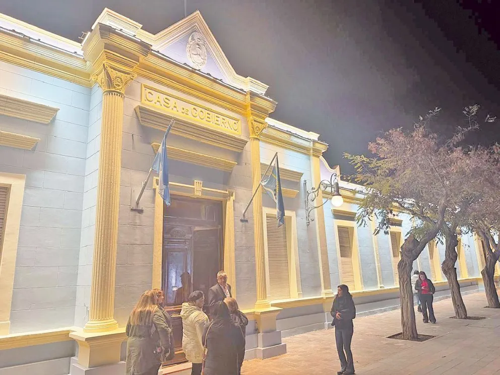 La Cámara de Comercio de Rawson celebró la reapertura de Casa de Gobierno