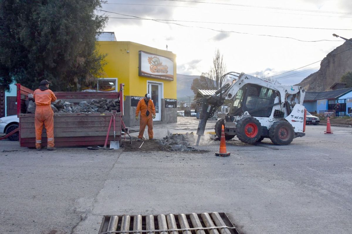 Esquel: Avanzan las obras en distintos puntos de la ciudad