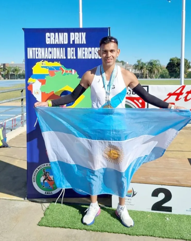 Leonel Chiorazzo logró triple medalla de oro en Concepción del Uruguay