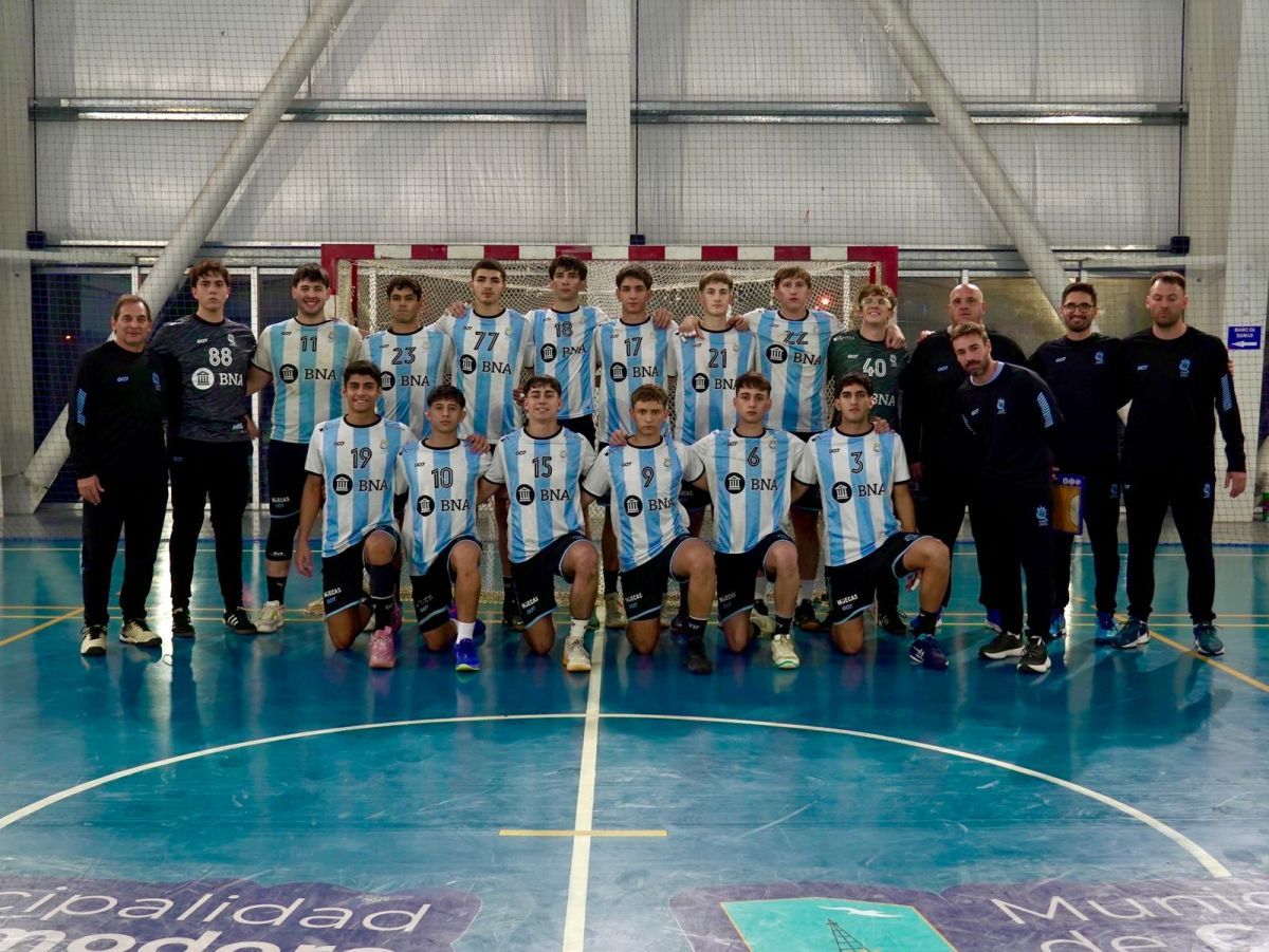 Preselección junior de handball de Argentina está en Comodoro preparándose para el Mundial de Polonia