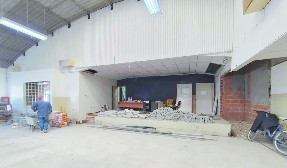 El Gobierno avanza con la obra de refacción de la Escuela N°46 de Puerto Madryn