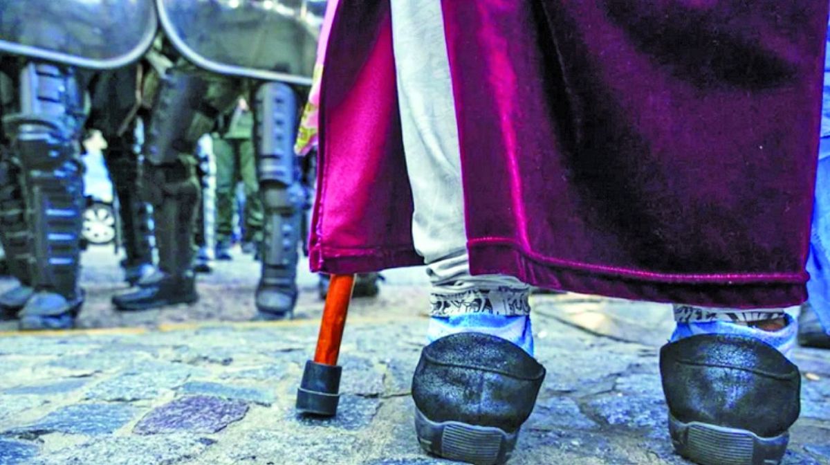 La Policía volvió a reprimir la marcha de jubilados al Congreso