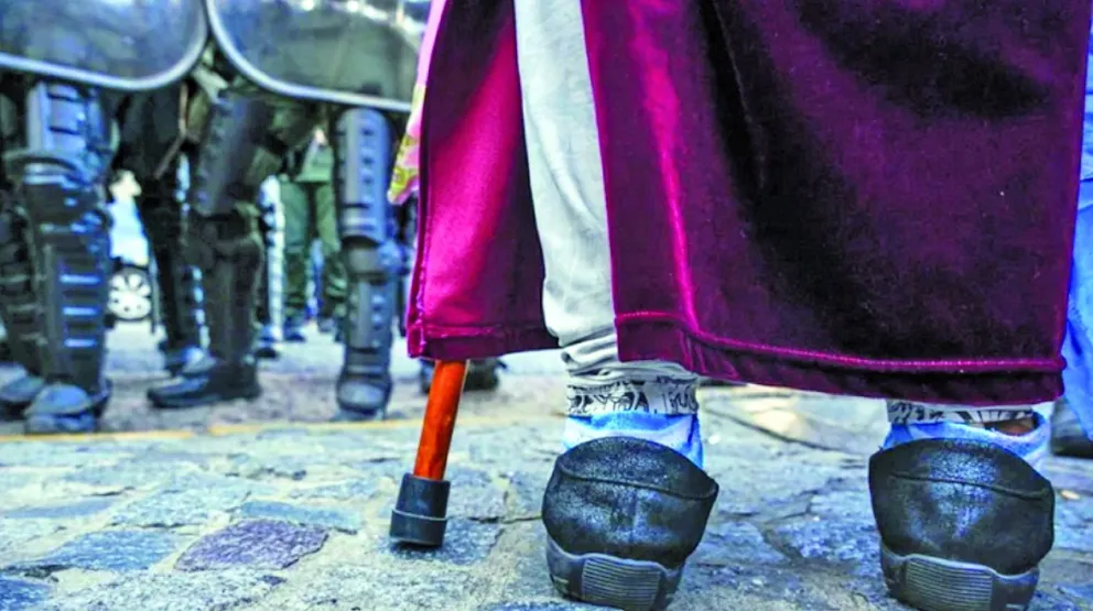 La Policía volvió a reprimir la marcha de jubilados al Congreso