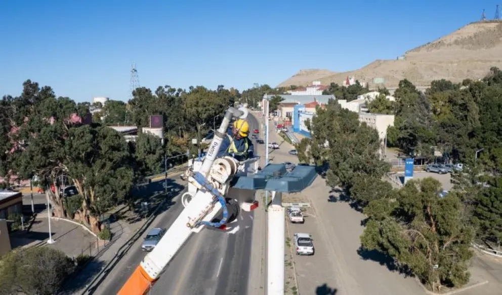 Reducción de calzada en Ruta 3 por recambio de luminarias