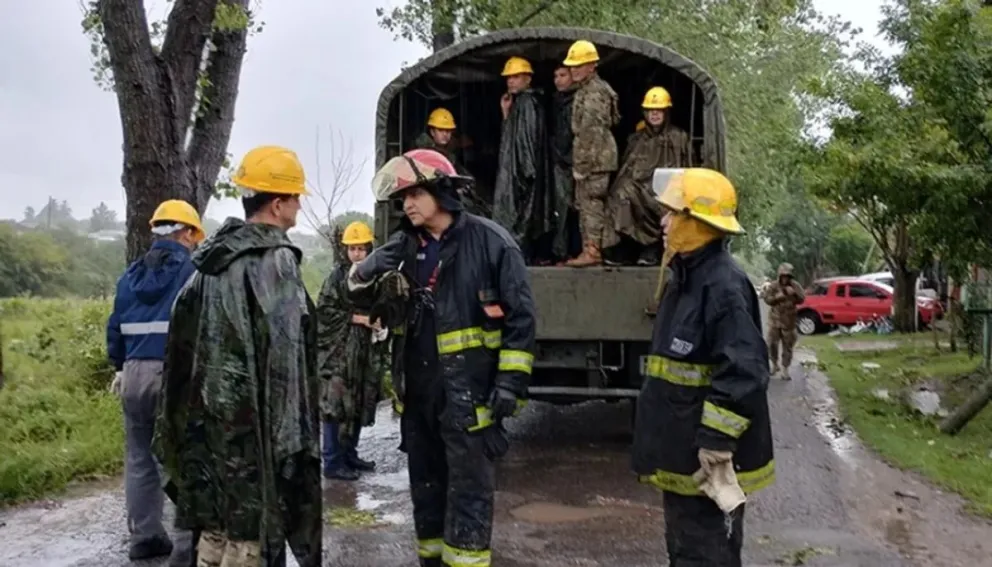 Bullrich envía fuerzas federales a las zonas más afectadas por las lluvias en Buenos Aires