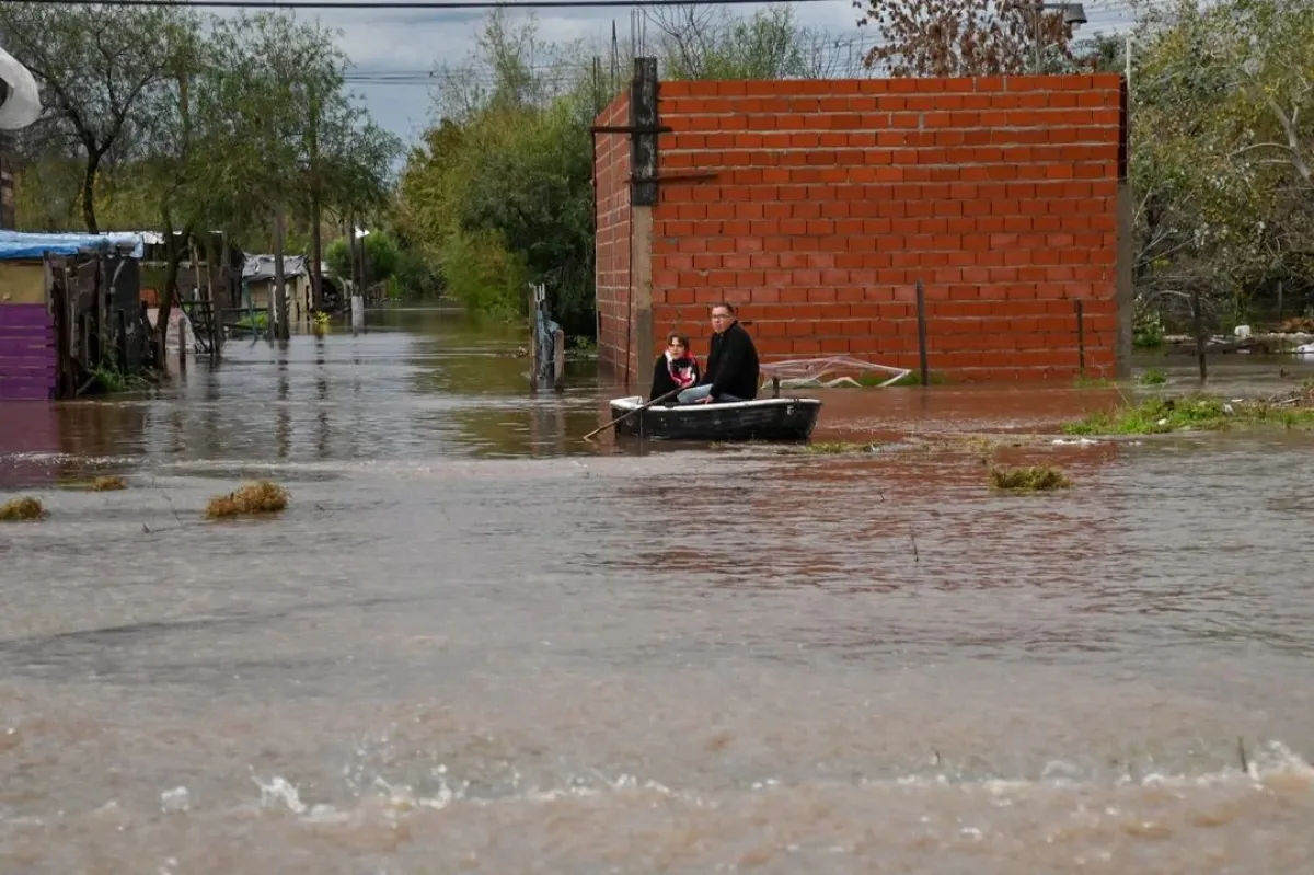 Inundaciones en Campana.