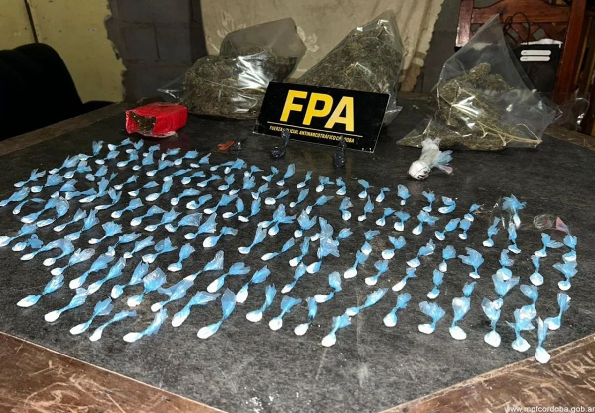 Cayó banda narco familiar en Córdoba: usaban a dos menores para vender droga