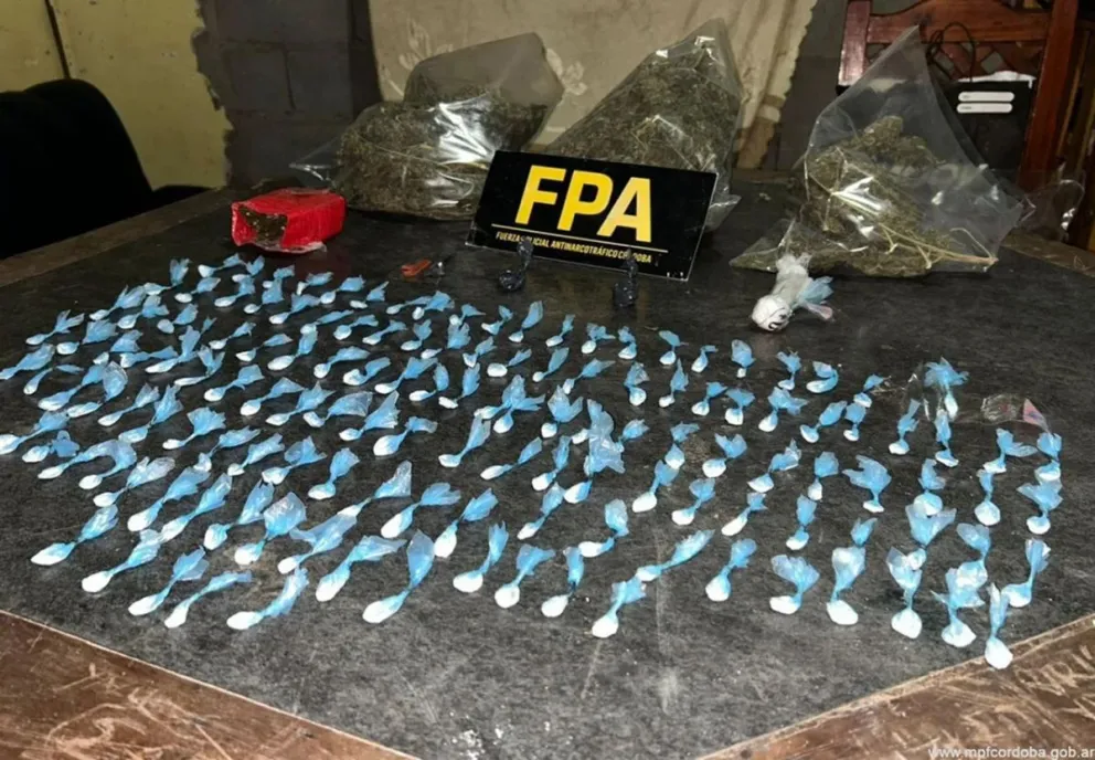 Cayó banda narco familiar en Córdoba: usaban a dos menores para vender droga
