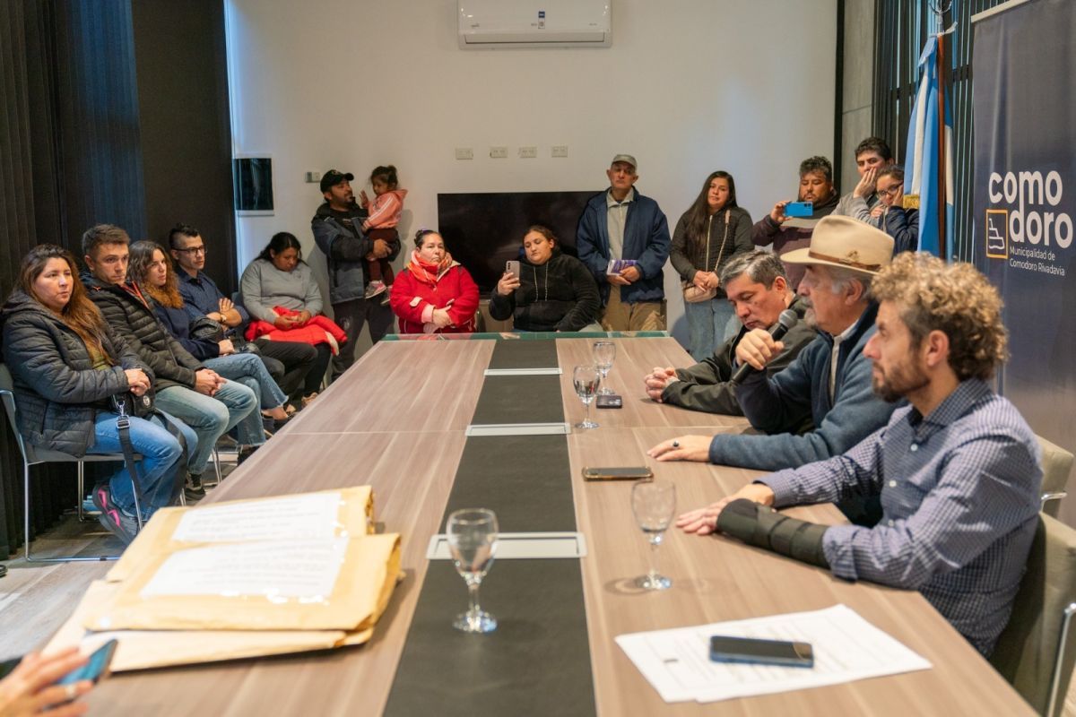 El Municipio suma dos nuevas obras de gas que beneficiarán a más de 60 familias de Laprida y Caleta Córdova