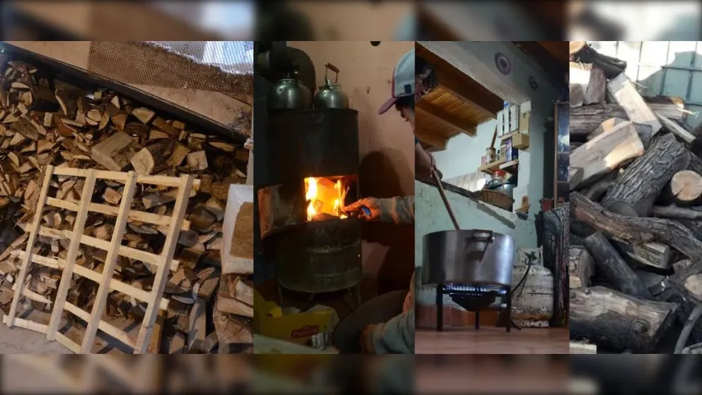 Vecinos de la zona de Km 17 enfrentan el invierno con garrafas y leña mientras esperan el gas