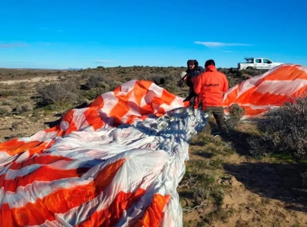 Operativo en Chubut: la NASA recupera un globo científico 