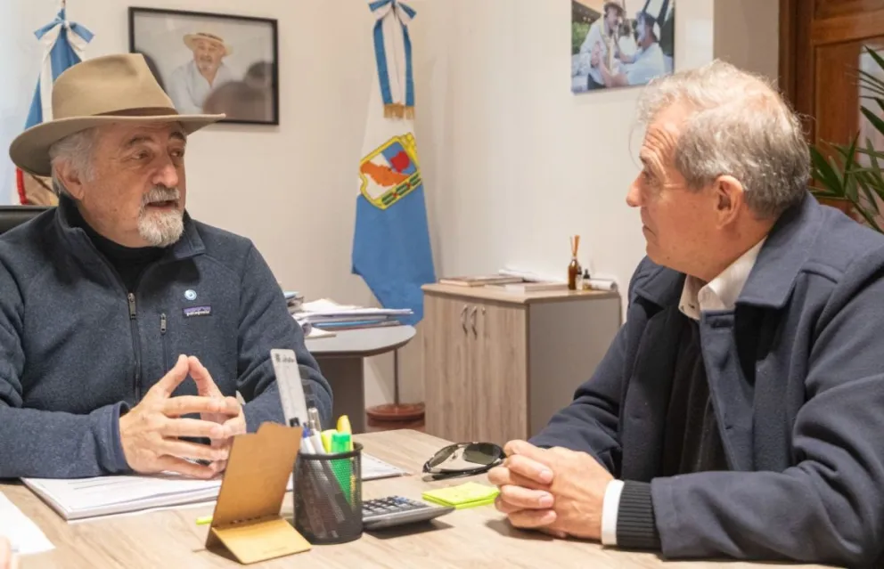 Educación: Othar y el ministro Punta hablaron de “algunas obras planeadas para Comodoro”