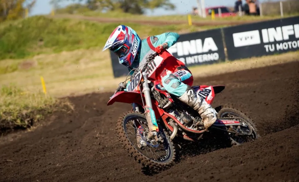 El bicampeón comodorense Santino Perales corre en Trelew