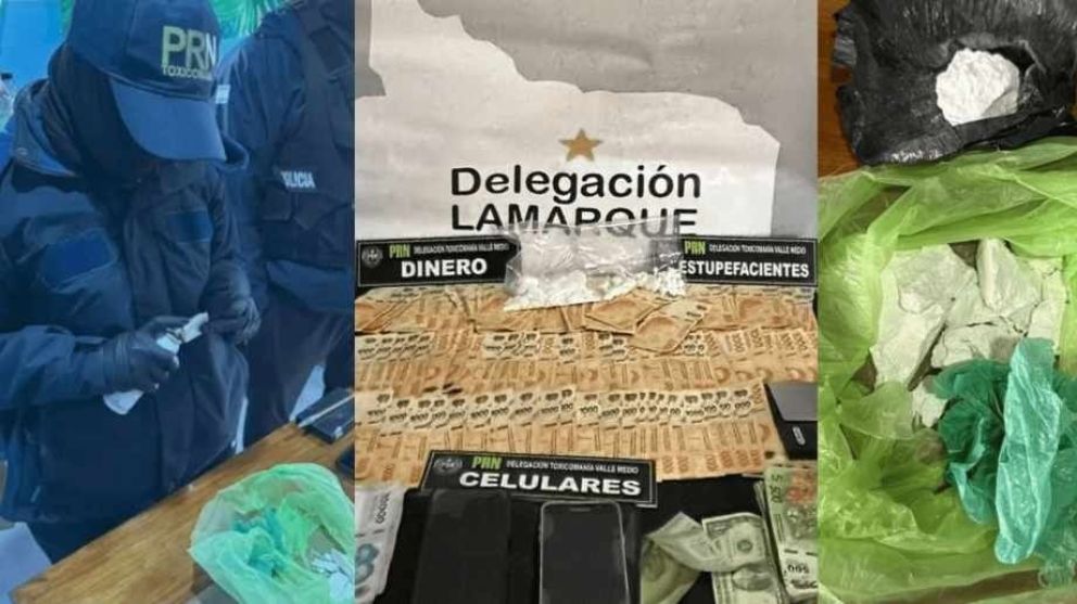 Golpe al narcomenudeo en Choele Choel: secuestran drogas, dinero y hay tres imputados