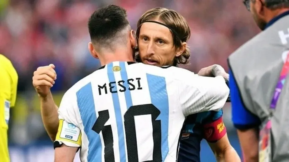 Luka Modric podría ser compañero de Messi